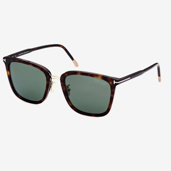 NEW TOM FORD POLARIZED SUNGLASES, HAVANA GREEN EYEWEAR  TOM FORD TF949/D 52R main image 4